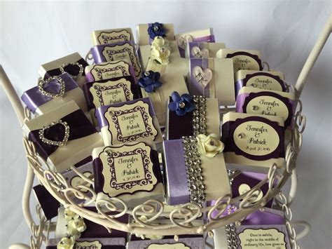 Beautiful Custom Wedding Chocolate Favors Set Of 20