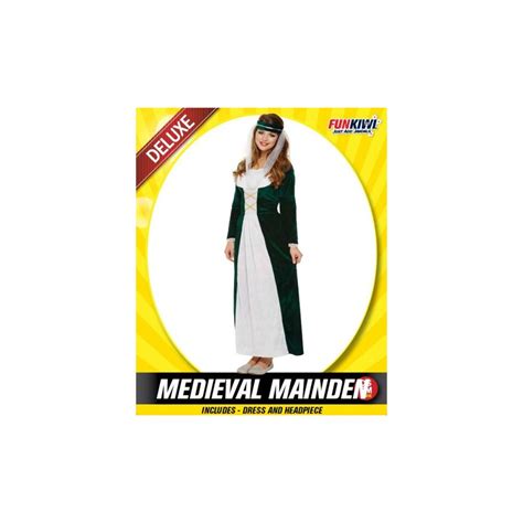 Costume Adult Medieval Maiden