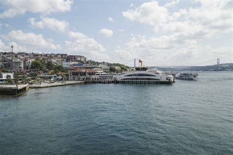 Besiktas Public Pier In Besiktas District Of Istanbul In Turkey