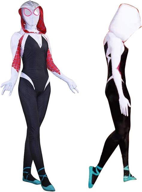Spider Man Across The Spider Verse Gwen Stacy Cosplay Costumes Porn
