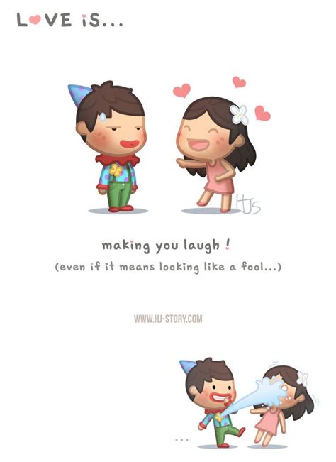Love Is Making You Laugh Ver2 By Hjstory Cute Cartoon Quotes Anime