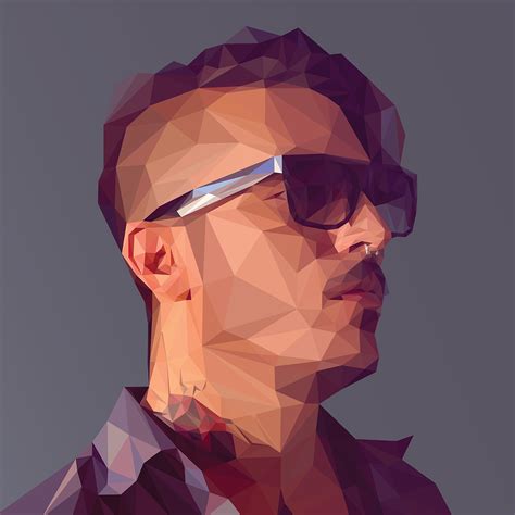 Low Poly Self Portrait Tutorial On Behance