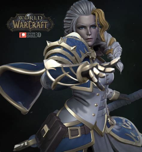 Jaina Proudmoore Wow Resin Scale Model For Assembling And Etsy