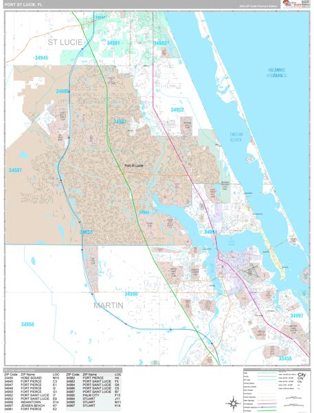 Port St Lucie County Zip Code Map Map Of World