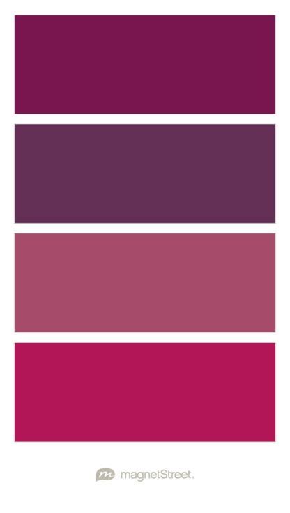 Sangria, Custom Purple, Custom Purple, and Custom Pink Wedding Color Palette - custom color ...