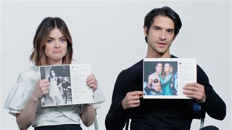 Watch Lucy Hale And Tyler Posey Explain Their Instagram Photos Vanity