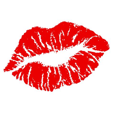Lipstick Kiss Print On Transparent Background 18723323 Png
