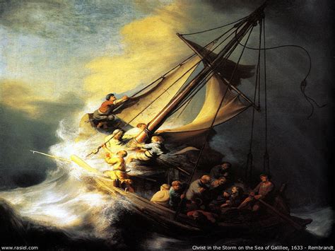The storm on the sea of galilee(1633) reconstructed by ankur patar this is a painting of 1633 by the dutch golden age painter rembrandt van rijn that was in the isabella stewart the painting depicts the miracle of jesus calming the waves on the sea of galilee, as depicted in fourth chapter of the. Rembrandt Paintings Wallpapers - Top Free Rembrandt ...