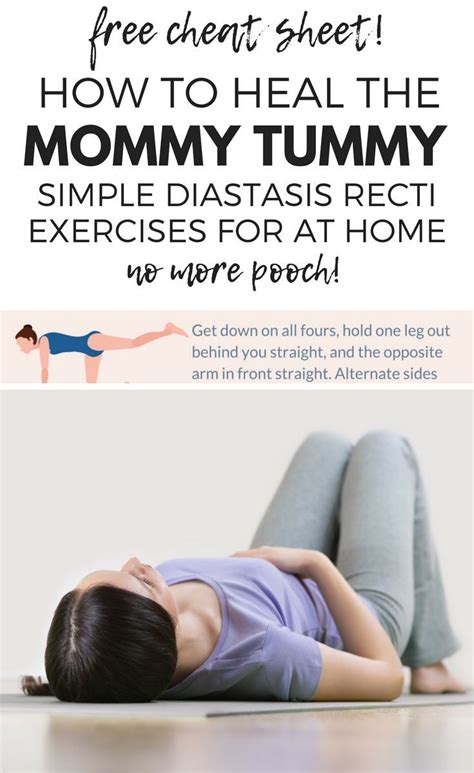 Correct Diastasis Recti Abdominal Separation After Baby Free Cheat