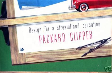 1941 Packard Clipper Color Catalog Brochure 27072063