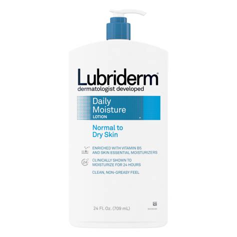 Lubriderm Daily Moisture Lotion For Normal To Dry Skin 24 Fl Oz