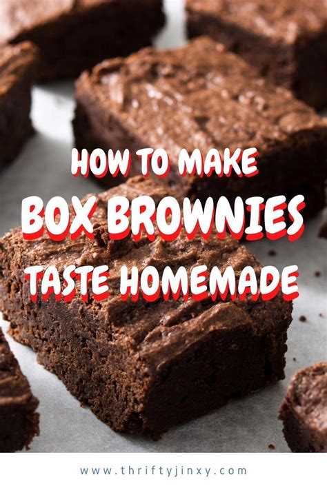 Make Box Brownie Mix Taste Homemade With These Tricks Video In 2020