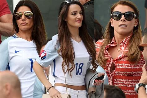 England Score Early With Hot Wags Coleen Rooney Rebekah Vardy Andriani Michael And More