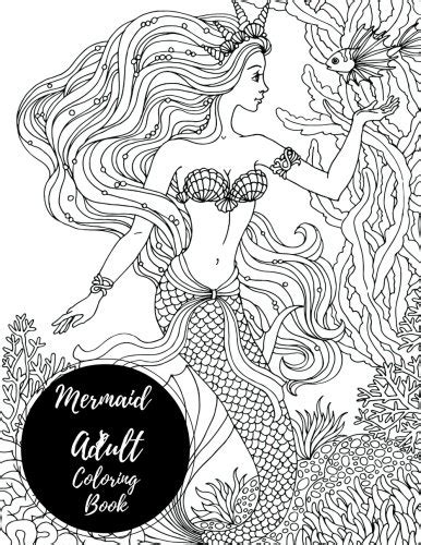 Outstanding realistic mermaid coloring pages. Mermaid Coloring Pages And Books For Adults and Children
