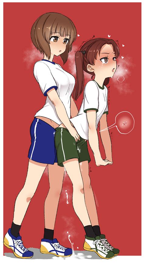 Nishizumi Miho And Kadotani Anzu Girls Und Panzer Drawn By Aomushi