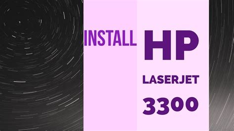 Hp laserjet p2035 driver download for windows. How to install hp laserjet 3300 printer driver on windows ...