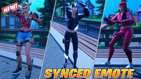 New Sway Emote Synced And Gloss Emote Gameplay Fortnite Youtube