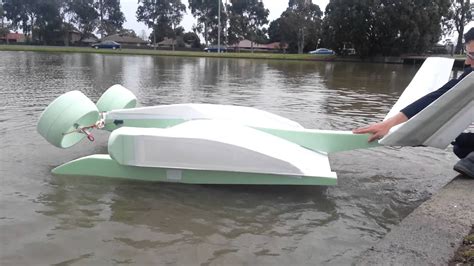Hover Wig Wing In Ground Effect Static Hover Test 2a Over Water
