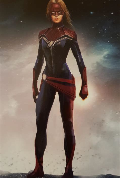 Captain Marvel Plein De Concepts Arts De Costumes Alternatifs Pour L