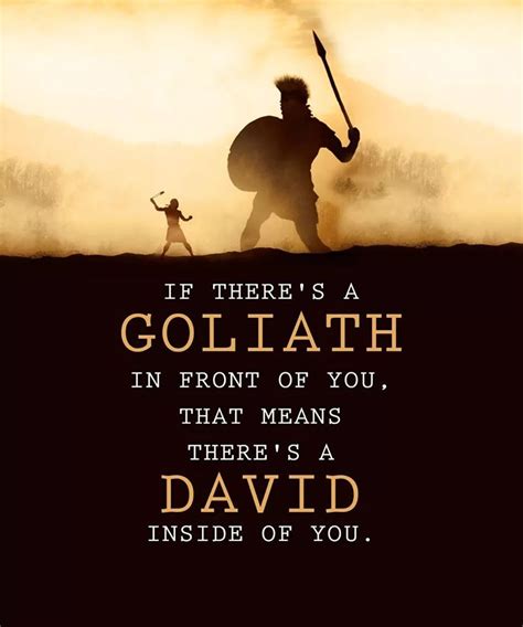 Underdogs, misfits, and the art of battling giants. David and Goliath - Faith Image