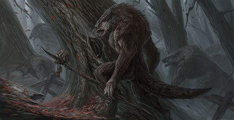 Dark Werewolf Hd Wallpaper By Themefinland