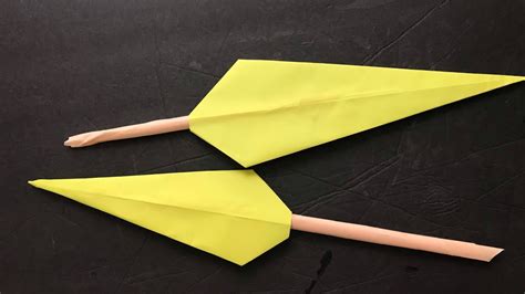 How To Make Origami Spear Youtube