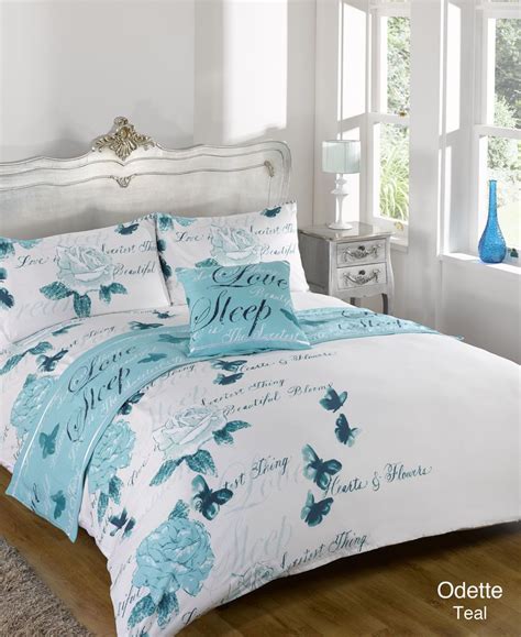 All products from teal king bedding category are shipped worldwide with no additional fees. Odette, Teal, Bed In A Bag, Duvet Quilt Cover Bedding Set ...