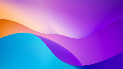 Blue Purple Waves Shapes Gradient 4k Hd Abstract Wallpapers Hd