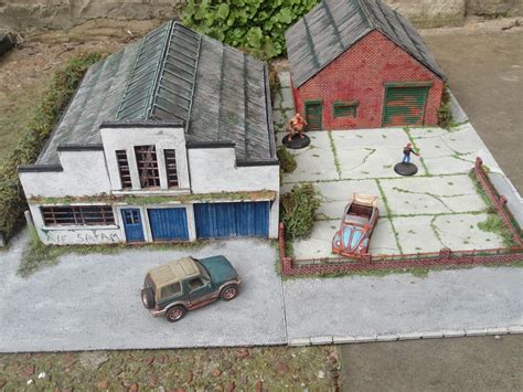 Wargaming Buildings New 28mm Building Set For Zombiestreet Violence
