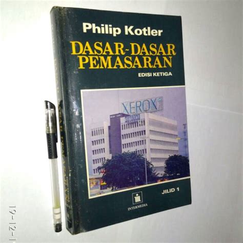 Jual Original Dasar Dasar Pemasaran Edisi Ketiga Jilid I Philip