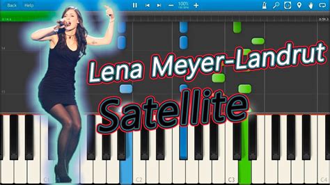 Lena Meyer Landrut Satellite Eurovision 2010 Germany Piano