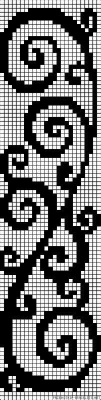 This pdf printable counted cross stitch pattern is available for instant download. friendship-bracelets.net - Juxtapost