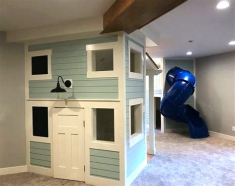 12 Incredible Indoor Playhouses Playhouse With Loft Playhouse Inside