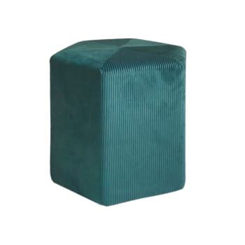 Pouf Bouclettes Bleu Nuit Lilo Maisons Du Monde