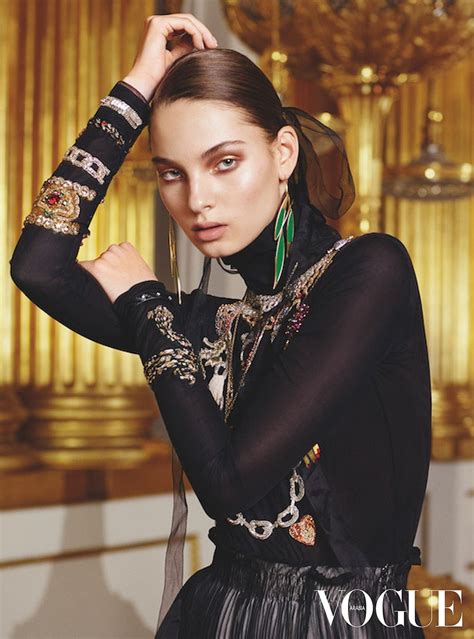 Ukrainian Model Zhenya Migovych For Vogue Arabia