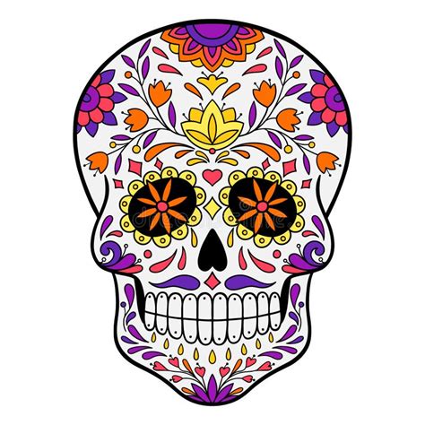 Day Of The Dead Celebration Sugar Skull Stock Vector Illustration Of