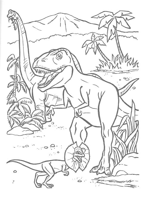 Jurassic Park Official Coloring Page Park Photo Coloring Home