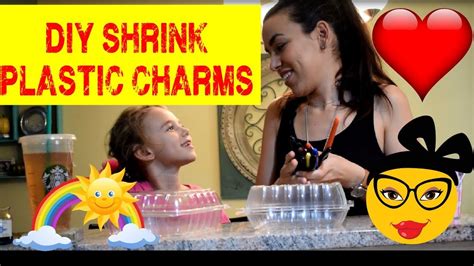 Diy Shrinky Dinks Diy Shrink Plastic Charms Youtube