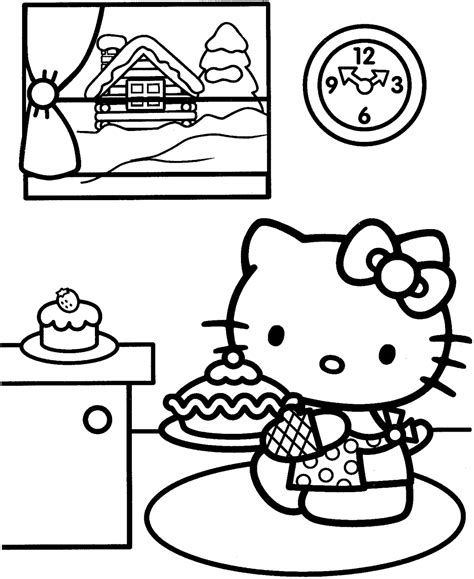 Dibujos Para Colorear Hello Kitty Para Colorear