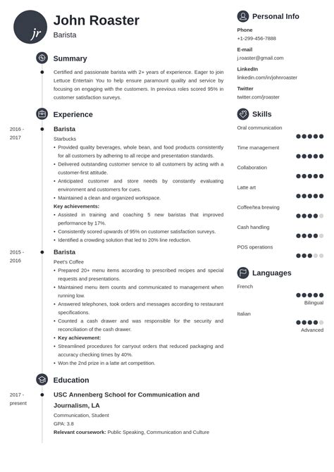 Hobbies Ideas For Resume Connect The Dots Between Your Findings And