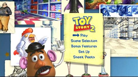 Toy Story 2 1999 Dvd Movie Menus