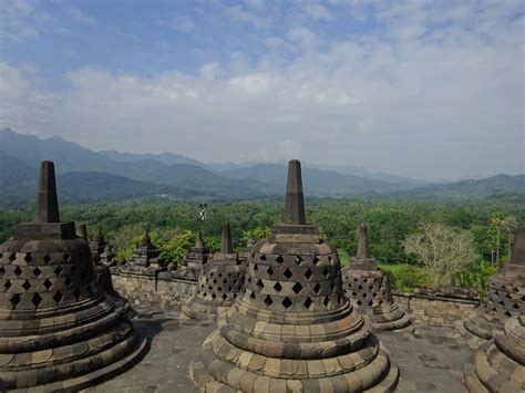 The Rolling Hills Beyond Borobudur Just Remembering How Hot It Is In