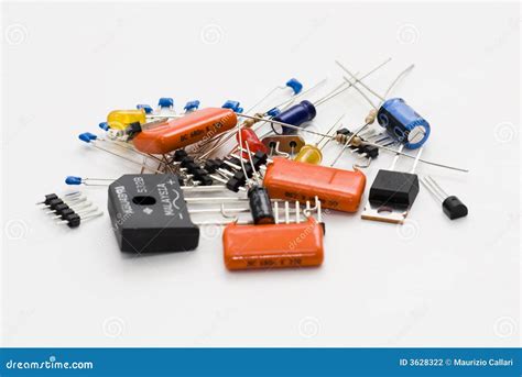 Electronic Components Stock Photo Image Of Circuits Elements 3628322