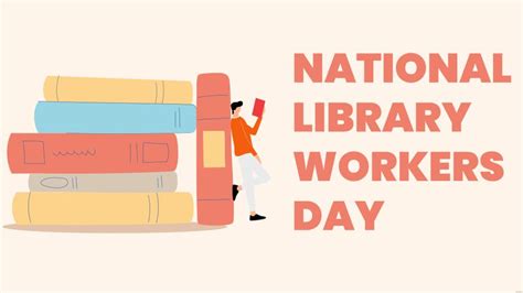 High Resolution National Library Workers Day Background In Eps