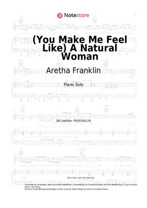 aretha franklin you make me feel like a natural woman noten für piano downloaden für