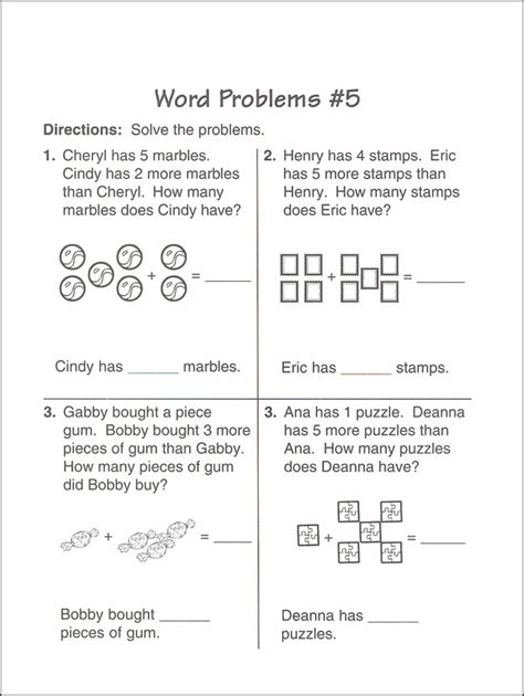 grade math word problems  coloring pages  kids