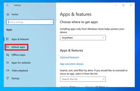Set Default Programs Windows 10 From Settings Or Group Policy