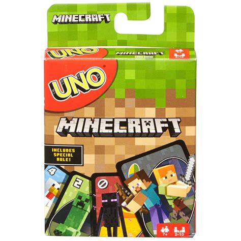 Uno Minecraft Card Game Toys Zavvi Uk