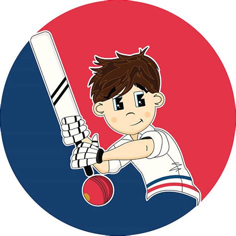 Boy Playing Cricket Illustrations Royalty Free Vector Graphics And Clip