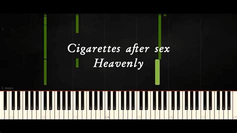 Heavenly Cigarettes After Sex Piano Tutorial Youtube